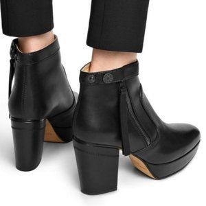 Acne 'Track' ankle boot with block heel